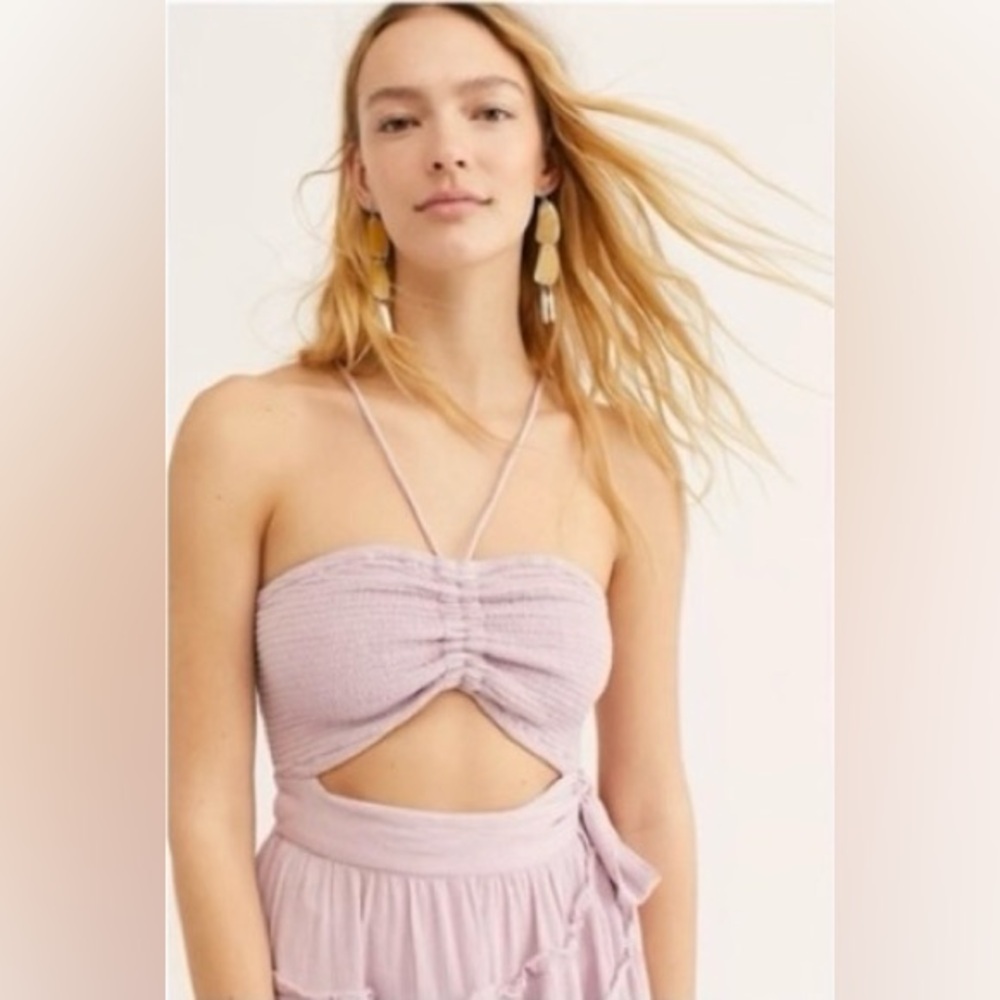 FREE PEOPLE Hot Dang Mini Dress Lilac Lavender Purple - Size XS - Picture 5 of 10